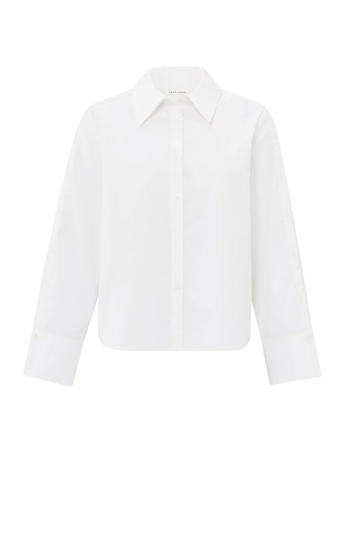 Yaya White Blouse - Button Detailing