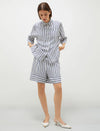 Marella Manna Striped Short Sleeve Shirt