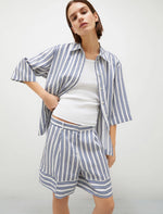 Marella Manna Striped Short Sleeve Shirt