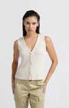 Yaya Ribbed Texture Gilet