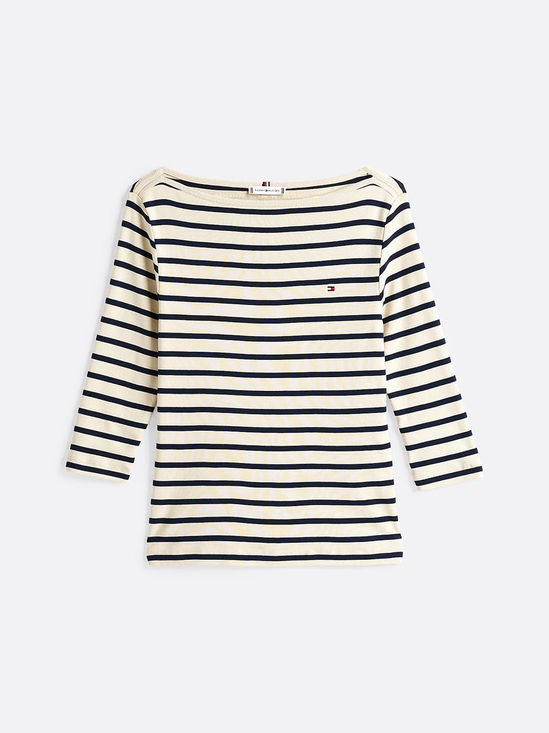 Tommy Hilfiger Slim Fit Boatneck Top