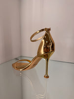 Guess Open Toe Gold Heel