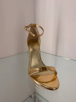 Guess Open Toe Gold Heel