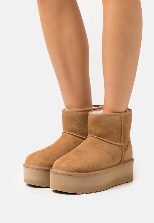 UGG Mini Platform in Chestnut