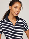 Tommy Hilfiger Breton desert sky/Ecru polo t-shirt