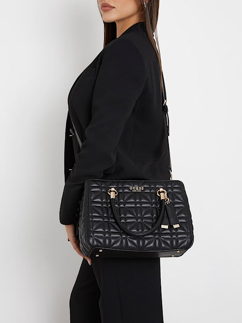 Guess black assia tote