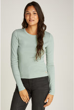 Calvin Klein Long Sleeve Ribbed Top