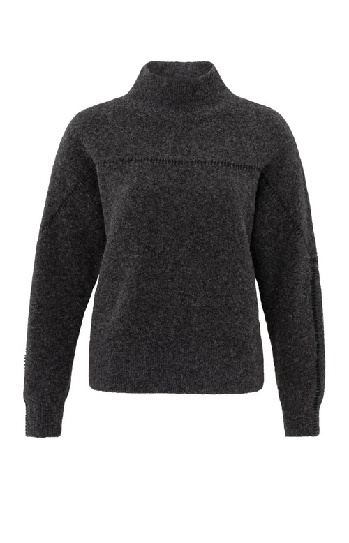 Yaya Grey Sweater with Seam