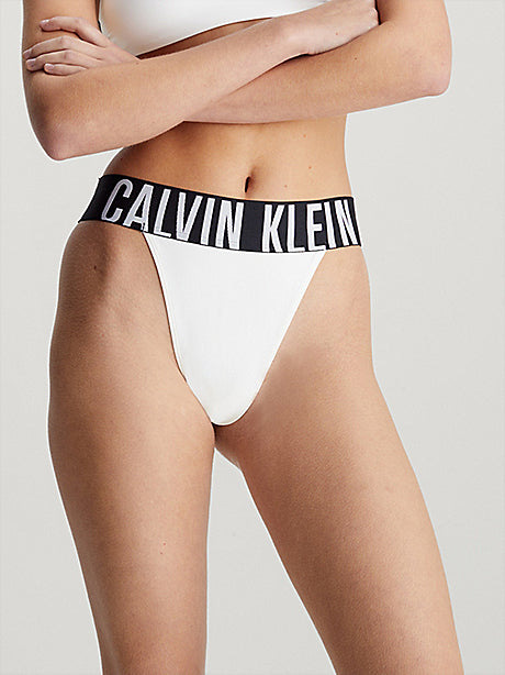 Calvin Klein high leg thing white