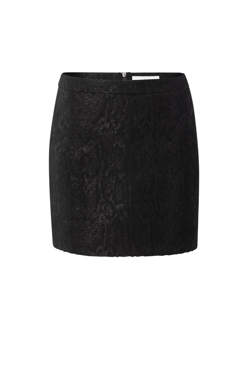 Yaya Black Mini Skirt